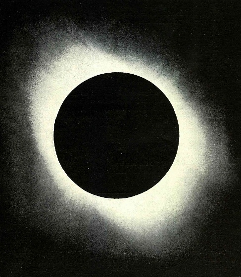 Eclipse total de sol observado en Yerbanís, Durango, septiembre de 1923